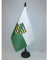 AZ FLAG - Tischflagge Sachsen - 21x14 cm - Sachsen Tischfahne 14 x 21 Cm - Flaggen