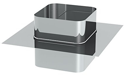 Dehnfugenblech für Schamotte, 180mm x 180mm Dehnfugenblech, Plattenmaß 330 x 330mm, Edelstahl