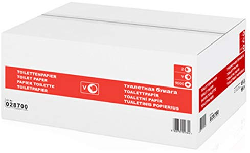 wepa 028700 Einzelblatt-Toilettenpapier Super Soft, 2-lagig, weiß