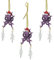 Christbaumschmuck - Tenacious Tentakeln Krake Tintenfisch-Feiertags-Verzierung: Set von drei