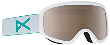 Anon Damen Insight with Spare Snowboardbrille, White/Silver Amber