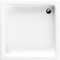 Receveur de douche en acrylique 80x80x26 cm receveur de douche Grawello cabine de douche rectangulaire support en polystyrène sanitaire lavabo en acrylique stable blanc à carreler