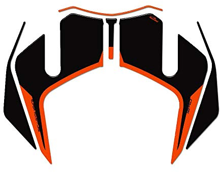 Resin Bike Motorrad Sticker Kompatibel Mit KTM 1290 Super Adventure S UND R 2017-2018. Schutz Rücklicht Motorrad Hülle PU Graffi. Aufkleber Harz mit Effekt 3D - Schwarz
