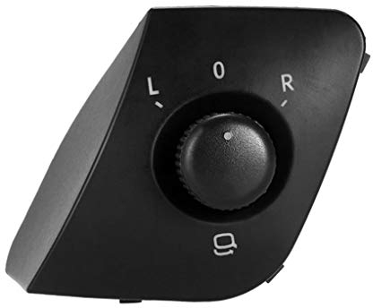 Exterior de retrovisores adaptar Interruptor Botón botón de repuesto para Ibiza 2009 – 2015 6j1959565 Negro
