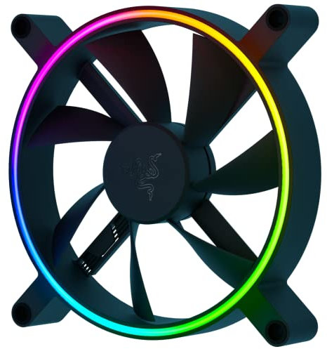Razer Kunai Hydraulic 140MM aRGB PC Fan: Quiet, Powerful aRGB Fan - PWM Fan Controller Support & Connect Up to 8 Fans - Powered by Razer Chroma RGB - 1 Fan