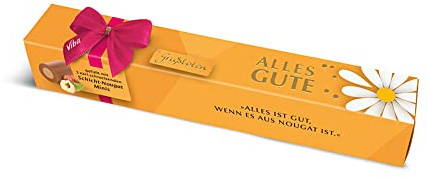 Viba Grußbote „Alles Gute“ 30 g – Geschenkidee mit 3 Schicht-Nougat Minis – Süße Aufmerksamkeit für Geburtstag, Glückwünsche & besondere Anlässe