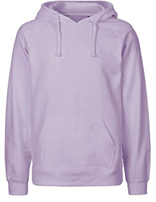 Spirit of Isis Felpa con cappuccio, 100% cotone biologico, commercio equo, certificato Oeko-Tex ed Ecolabel, lilla chiaro, S