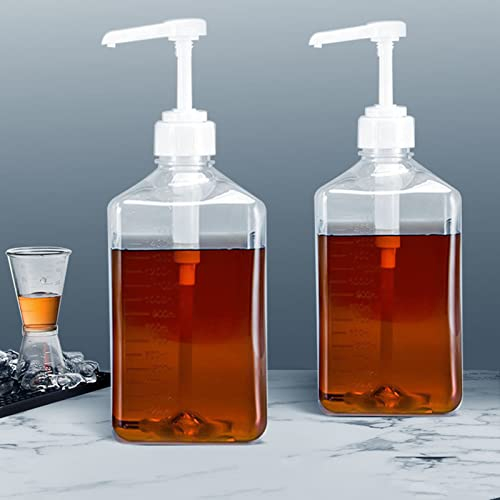 ZNZNANG Dispensador de miel de 1600 ml, dispensador de salsa, jarabe, apto para la mayoría de líquidos en casa