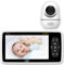 B-care Star Supreme Babyphone mit Kamera und Fernsteuerung | 5 Zoll HD Baby Kamera | Babyphones & Überwachung | Babyphone mit Gegensprechfunktion | Erweiterbar bis 4 Baby Kamera