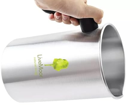 LiveMoor - Aluminium Pouring Jugs - 1.2L & 2.5L (2.5L Aluminium Jug x 2)