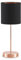 Lindby Tischlampe Noeline (Modern) in Kupfer aus Metall (1 flammig, E14) - Textil Tischleuchte Schreibtischlampe Nachttischlampe Wohnzimmerleuchte