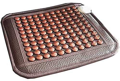 Far Infrared Heating Pad, Smart Control Jade Tourmaline Heat Stone Mat, Adjustable Temperature Overheat Protection, for Relieving Back Legs Ankles Feet Muscle Pain