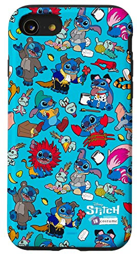 iPhone SE (2020) / 7 / 8 Disney 100 Stitch in Costume Disney Characters and Scrump Case