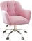GttuiT Drehbarer Büro-Schreibtischstuhl, Dickes Kissenpolster, flexibel, Verstellbarer drehbarer Rollstuhl, ergonomischer Stuhl für Erwachsene und Kinder. Stuhl (Farbe: Rosa) erforderlich. Bequemer