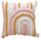 champracer 2er 45cm Kissenbezug Weiche Getuftet kissenbezüge mit Quasten Boho Baumwolle Leinen Dekokissen Zierkissenbezug für Schlafzimmer Wohnzimmer Baumwoll Moderne No fillers (Regenbogen-Modell)
