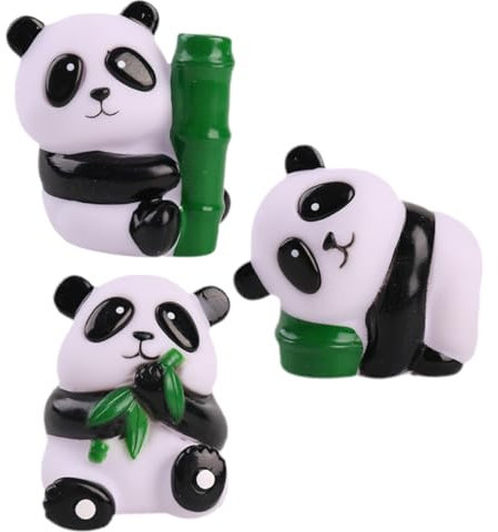 Gogogmee 3St entzückendes Squeeze-Spielzeug stressabbau Spielzeug dekompressionsspielzeug Dekompressionspanda Panda-Modell Kinderspielzeug Spielzeuge kleines Panda-Spielzeug Gastgeschenke