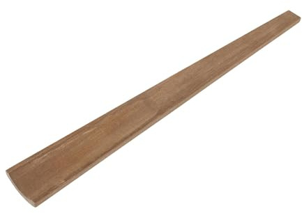 NYCBZ 3/4 Griffbrett for Kontrabass, dreieckig, rund, Instrumententeile, geschnitzt, Reparatur, handgefertigt, Holzbass-Griffbrett for Profis, rund