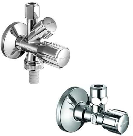 Schell Comfort Kombi-Eckventil + Eckventil 1/2 Armaturen-Set Geräteanschluss 035450699 + 049170699