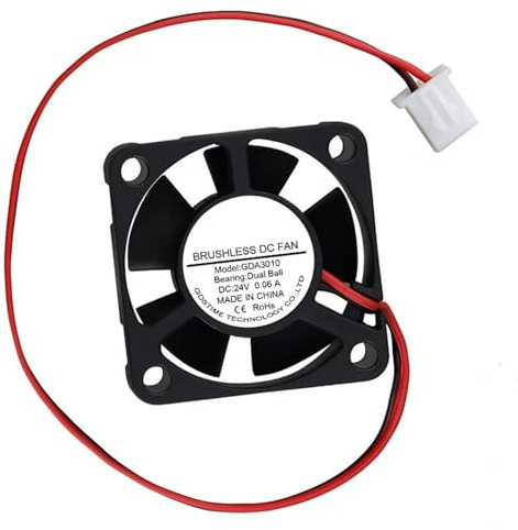 5Pcs Brushless 24V Fan 30mm 3010 Dual Ball Bearing 3D Printer Heatsink Fan 30MMx10MM Laptop Micro Cooling Fan