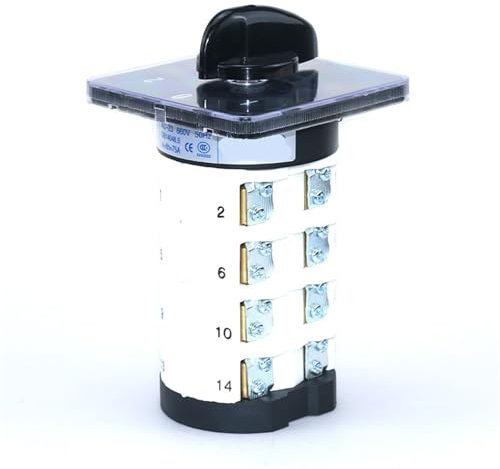 SZL9-75/4 75A AC660V Drei Positionen Vierpolig 1-0-2 EIN AUS EIN Wahlschalter Universal-Drehnockenschalter 1 Stücke