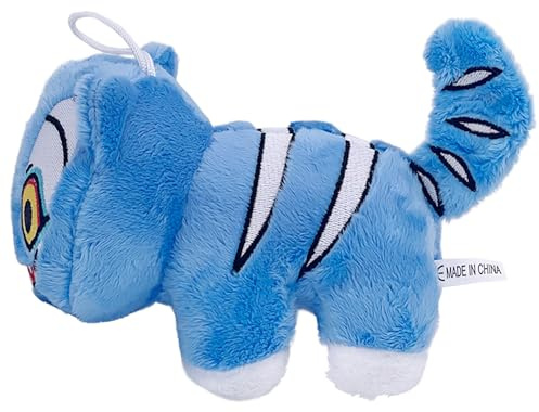 Demon -Hunters Plush Toy, Cute Stuffed Animal Dolls Tiger Plushie for Fans Halloween Birthday Desktop Gifts (C)