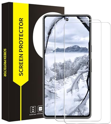 Cable Leader 2 Pack Verre Trempé pour Google Pixel 7A 5G, Dureté 9H Anti Rayures Vitre Protection, Haute Sensibilité, Sans Bulle, 0,33mm HD Claire Google Pixel 7A Protection Écran(2,5D Transparent)