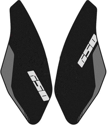 Für SUZUKI SV650 Für SV 650 ABS 2017 2018 2019 2020 2021 2022 Motorrad-Seitentank-Pad-Schutz Kniegriff Anti-Rutsch-Aufkleber IENQBVL(Black)