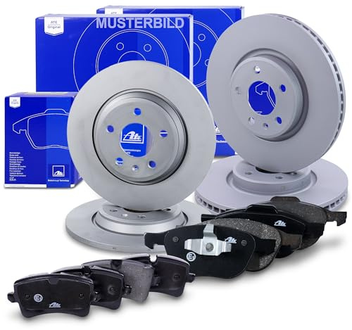 ATE Bremsenset inkl. Bremsscheiben vorne + hinten und Bremsbeläge vorne +