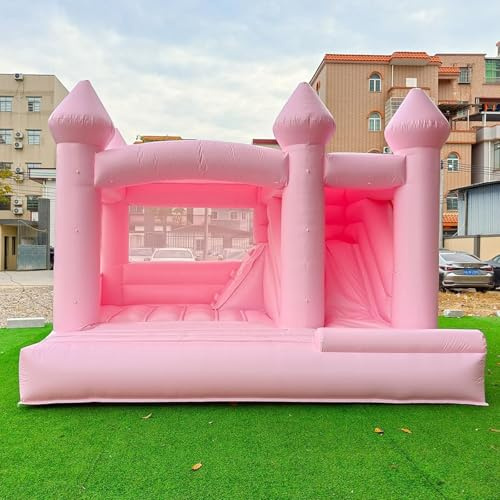 Inflatable Bounce Castle with Slide and Blower, Perfect for Birthday Parties, Weddings, and Gatherings, 3x12x10 ft Bounce House