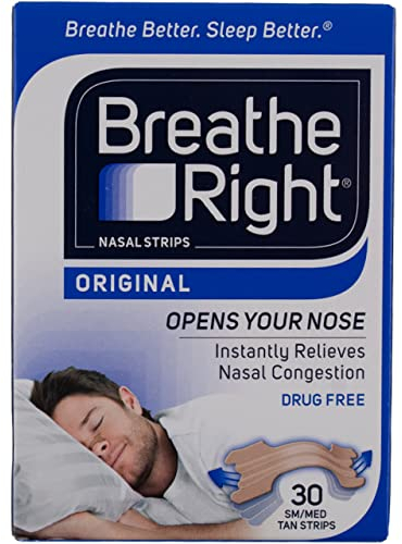Breathe Right Nasal Strips, Small/Medium-30 ct. by Breathe Right