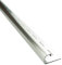 10x Viertelkreis Profil Edelstahlschiene Fliesenprofil Fliesenschiene Edelstahl V2A L250cm 12mm gebürstet