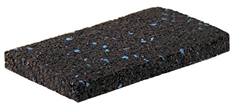 Terrassen Pad Gummigranulatunterlage - Ausgleichspat und Feuchteschutz beim Terrassenbau (10 x 85 x 55 mm)