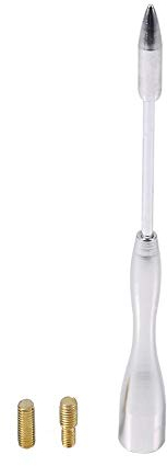 Keenso Auto Dachantenne, Universal 2 In 1 Auto Radio Mast Dachantenne Antenne Ariel AM/FM Einziehbare Dreiteilige Funkantenne