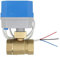 12 V – 2 Arten von Verbindungen – motorisiertes Ventil 12 V Elektromagnetventil, normalerweise geschlossen, 2-Wege-Ventil, motorisiert, 1/2 3/4 1 1-1/4 1-1/2 2 Zoll (3/4 Zoll DN20)