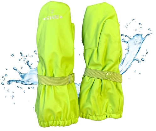 BMS Thermo Buddelhandschuhe mit Fleecefutter (2-5 Jahre, Limette)