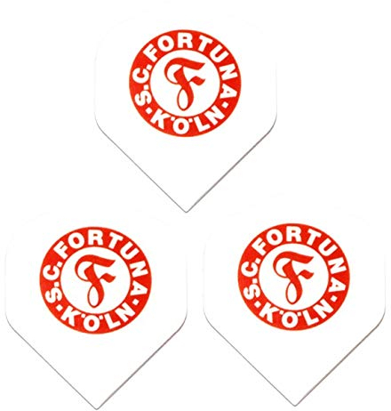 MS-DARTSHOP Dart Flights S.C. Fortuna Köln (10 Satz 75 Micron)