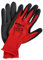 Amtech N2421 Nitrile Performance Work Gloves Large (Size 9), Certified Quality for DIY, Gardening and Maintenance, Red/Black, Size 9
