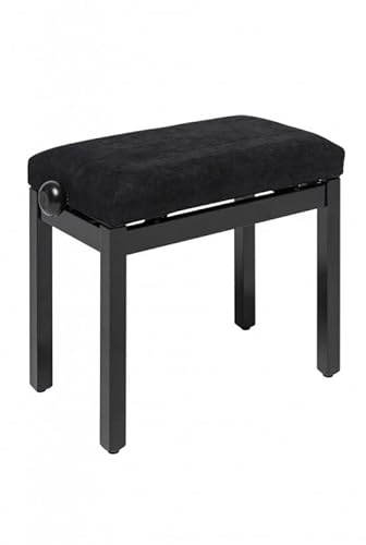 STAGG BLACK PIANOBENCH,HIGHGLOSS+TOP