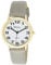 Ravel - Unisex - Armbanduhr mit großen Ziffern - Grau/goldfarbener Ton/weißes Zifferblatt