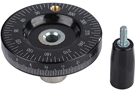 Maschinerie-Mithelfer 1pcs 63mm Bakelit Handrad mit Skala, die Handrad für Drehmaschinen fräst