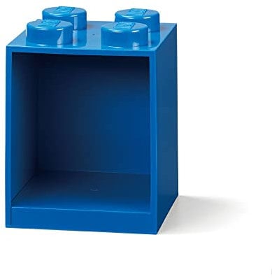 Room Copenhagen LEGO-Bausteinregal mit 4 Knöpfen, Blau, one size
