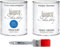 CHALK PAINT Blue (2020) & FINITURA - Pittura Shabby Chic EXTRA OPACA (1 Litro) + Finitura Trasparente Opaco (1 Litro) + 1 Pennello Pro 40 mm
