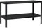 Schulte Regalwelt Steckregal mit 2 PowerMAX Fachböden, 65 kg Tragkraft, 43x100x40 cm (HxBxT), schwarz-Struktur, Blackline, Lagerregal, Werkstattregal, Kellerregal, Garagenregal, Metallregal