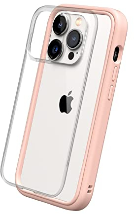 RhinoShield Modulares Case kompatibel mit [iPhone 14 Pro] | Mod NX - Anpassbare & stoßdämpfende Schutzhülle im schlanken Design - 3.5 Meter Fallschutz - Samtrosa