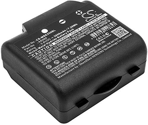2000mAh, 3,6V, NiMH Batterie Compatible avec IMET BE5500, M550S Thor, M550 Ares, M550s Zeus, Part No. AS060, AS083 opérateur télécommande Industrielle
