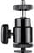 Walimex pro Premium Mini Stativkopf Kugelkopf mit 1/4 Blitzschuhadapter, 360° Drehbar Ball Head mit Hot Shoe Adapter für Kameras, LED Licht, Mikrofone, 1,5 kg Belastbarkeit