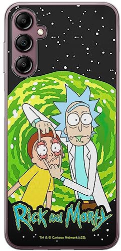 ERT GROUP mobile phone case for Samsung A14 4G/5G original and officially Licensed Rick and Morty pattern Rick & Morty 007 optimally adapted to the shape of the mobile phone, case made of TPU