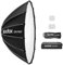 Godox QR-P90T 90 cm/35,4 Pouces Softbox Parabolique à Dégagement Rapide Boîte à Lumière Pliable avec Support Bowen Standard et Diffuseurs pour Studio de Photographie Portrait Diffusion en Direct