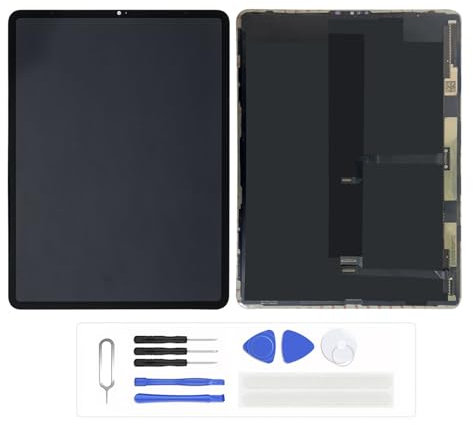 Générique Écran LCD pour ipad Pro 12.9 6th 2022 A2436 A2764 A2437 A2766 Écran LCD Ensemble de numériseur Tactile Remplacement d'écran (Noir)