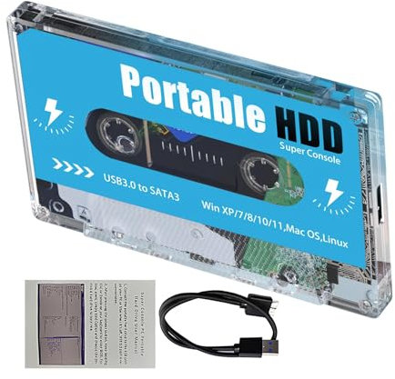 Pocket Super Console - Console di gioco a disco retrò, Console di gioco 4k HD | Console di videogioco Plug and Play con oltre 60.000 giochi integrati, console di gioco retrò su disco, supporto per